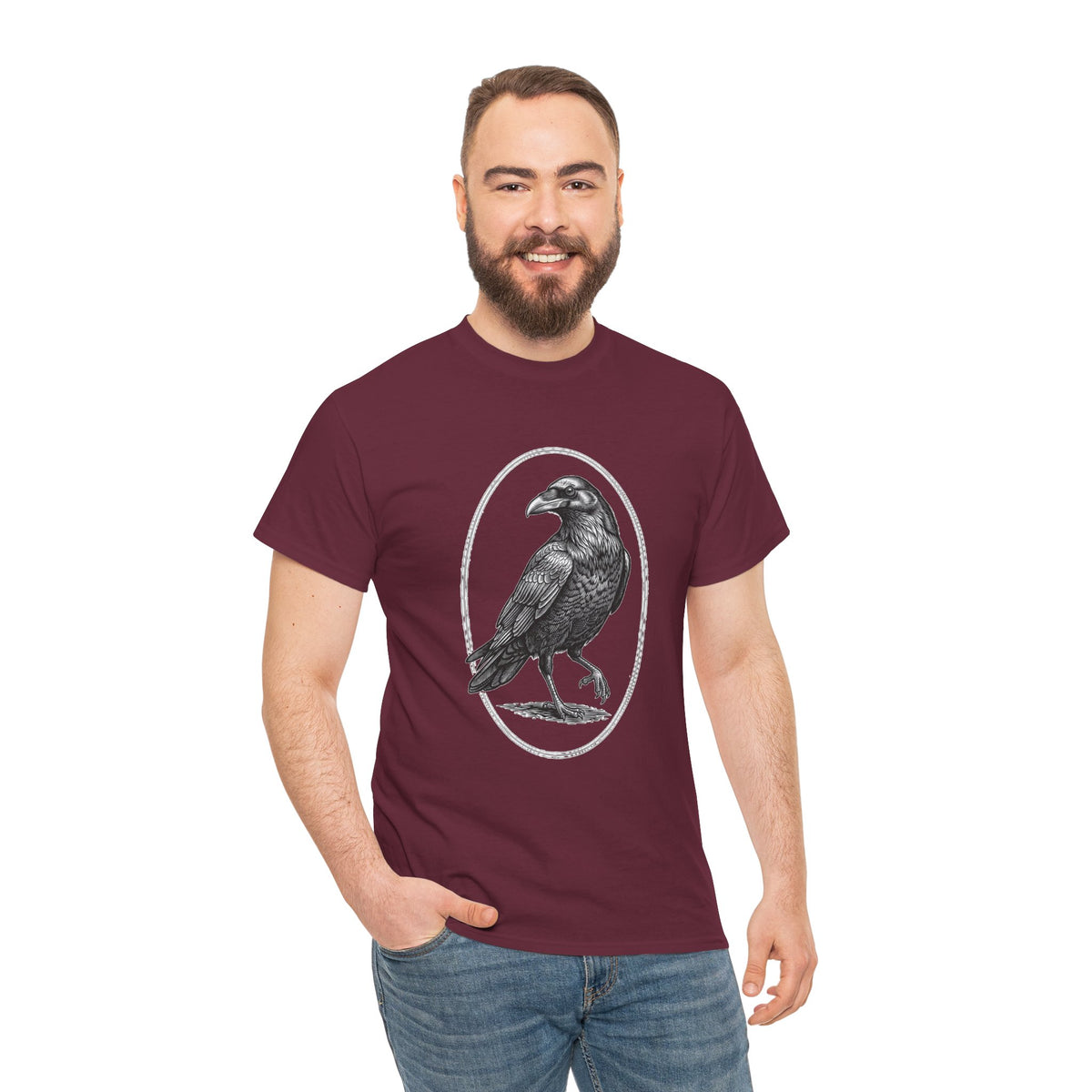 Raven Illustration T-Shirt