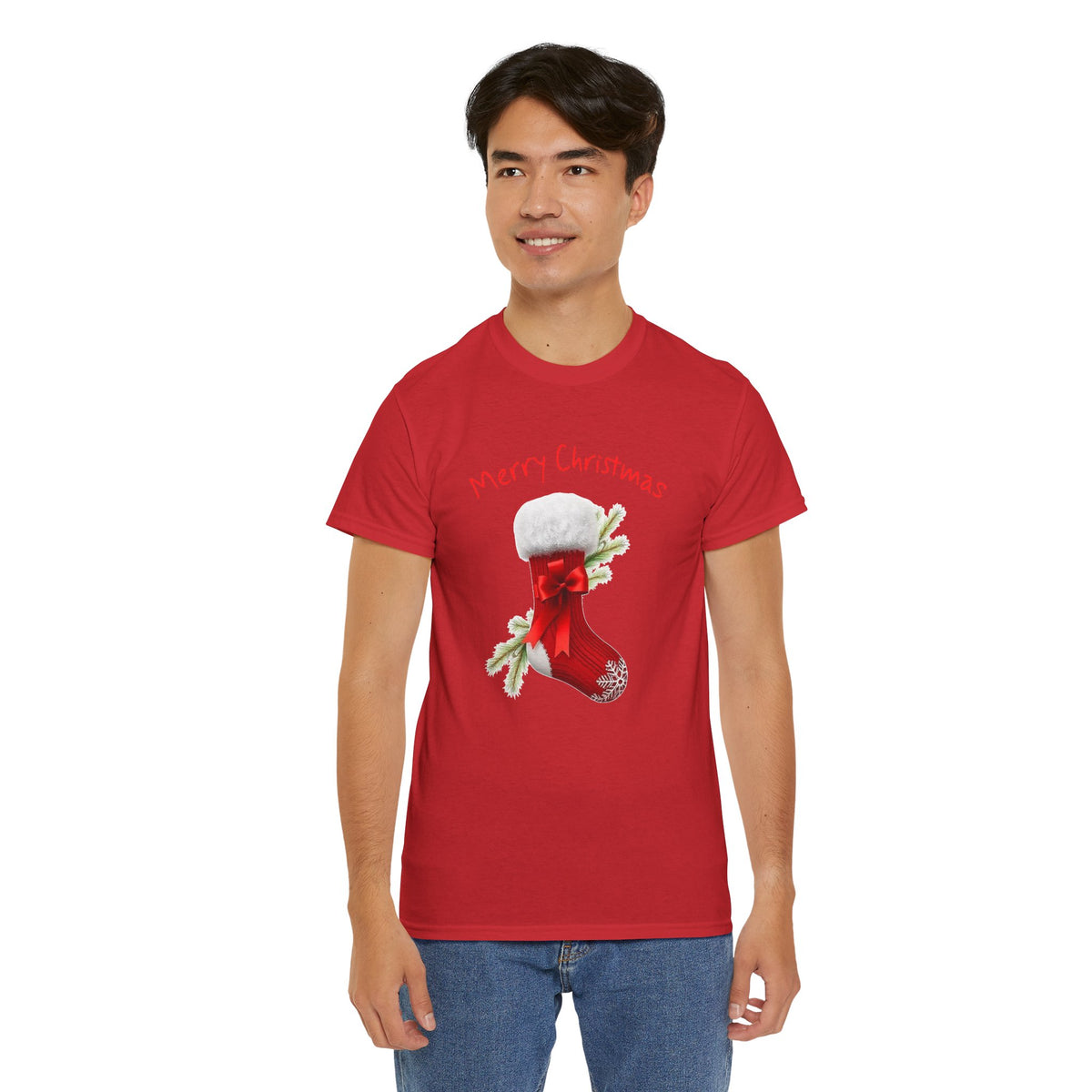 Holiday Stalking, Merry Christmas, Unisex Heavy Cotton Tee