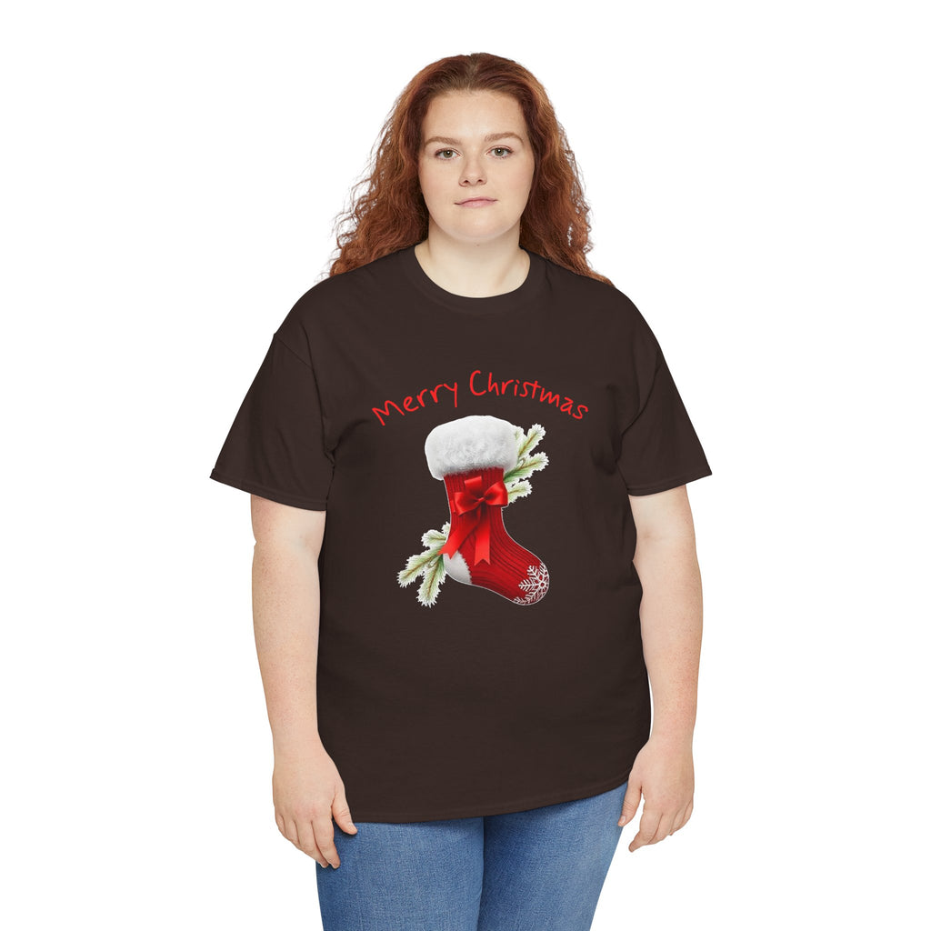 Holiday Stalking, Merry Christmas, Unisex Heavy Cotton Tee