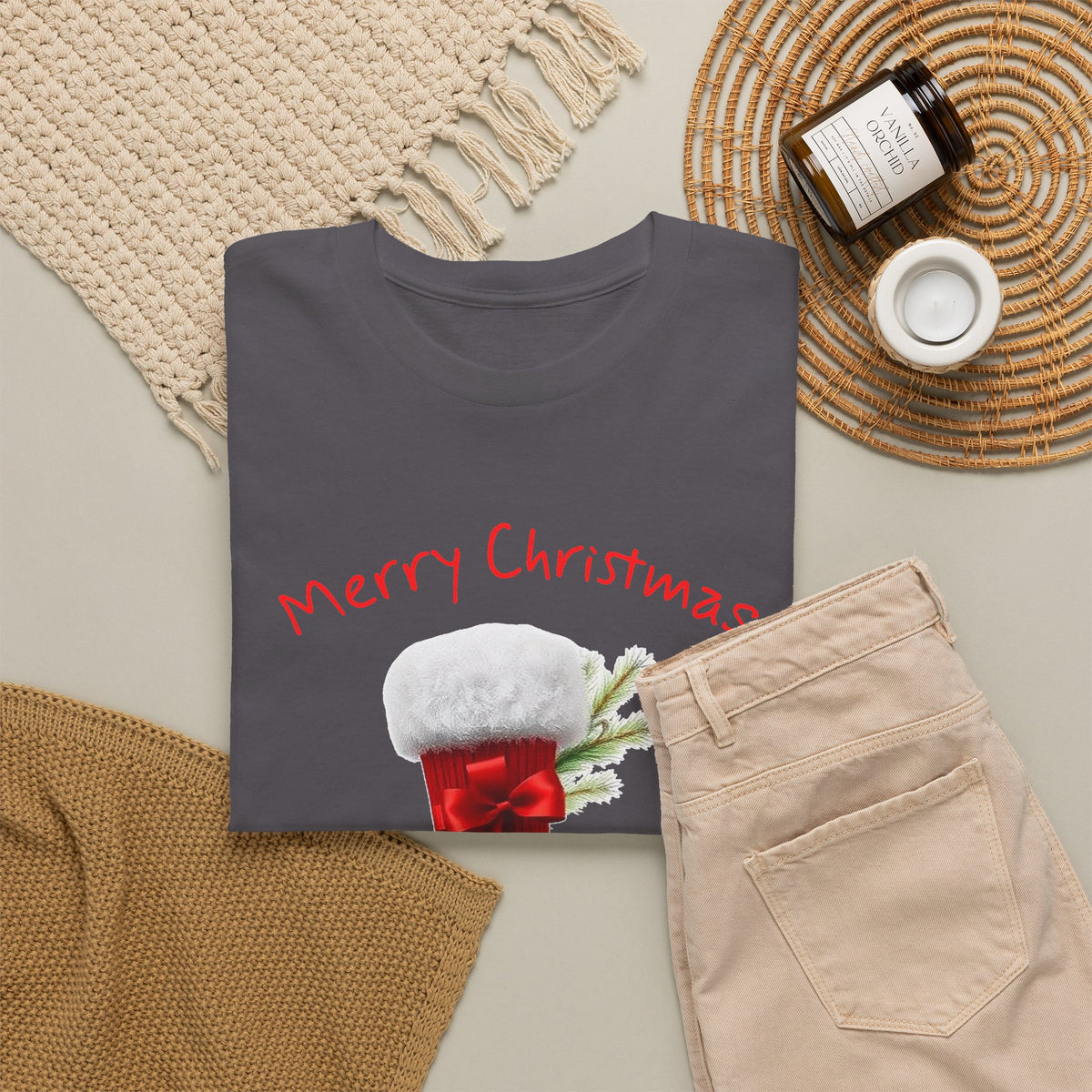 Holiday Stalking, Merry Christmas, Unisex Heavy Cotton Tee