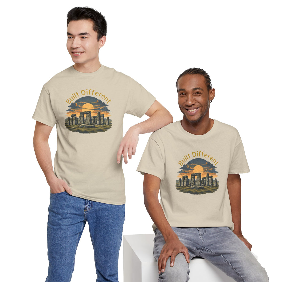 Built Different, Unisex Heavy Cotton Tee