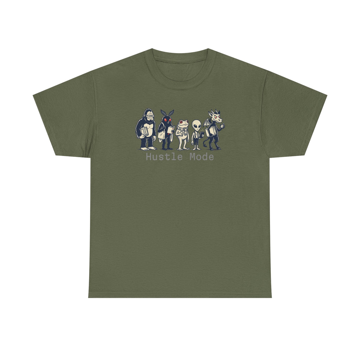 Hustle Mode Character Graphic T-Shirt