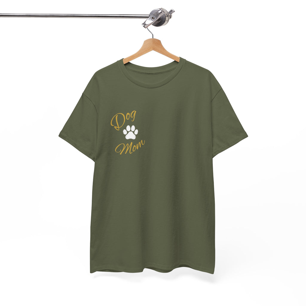 Dog Mom Tee, Unisex Heavy Cotton Tee
