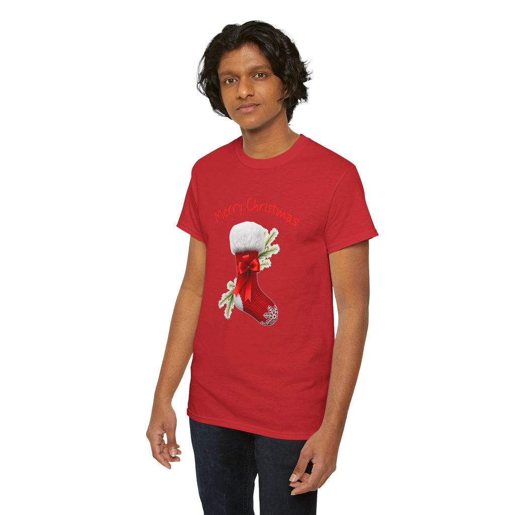 Holiday Stalking, Merry Christmas, Unisex Heavy Cotton Tee