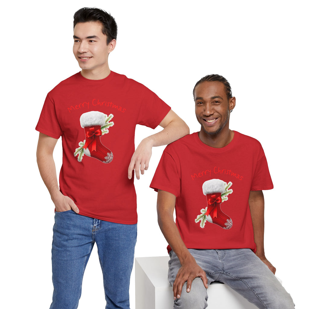 Holiday Stalking, Merry Christmas, Unisex Heavy Cotton Tee