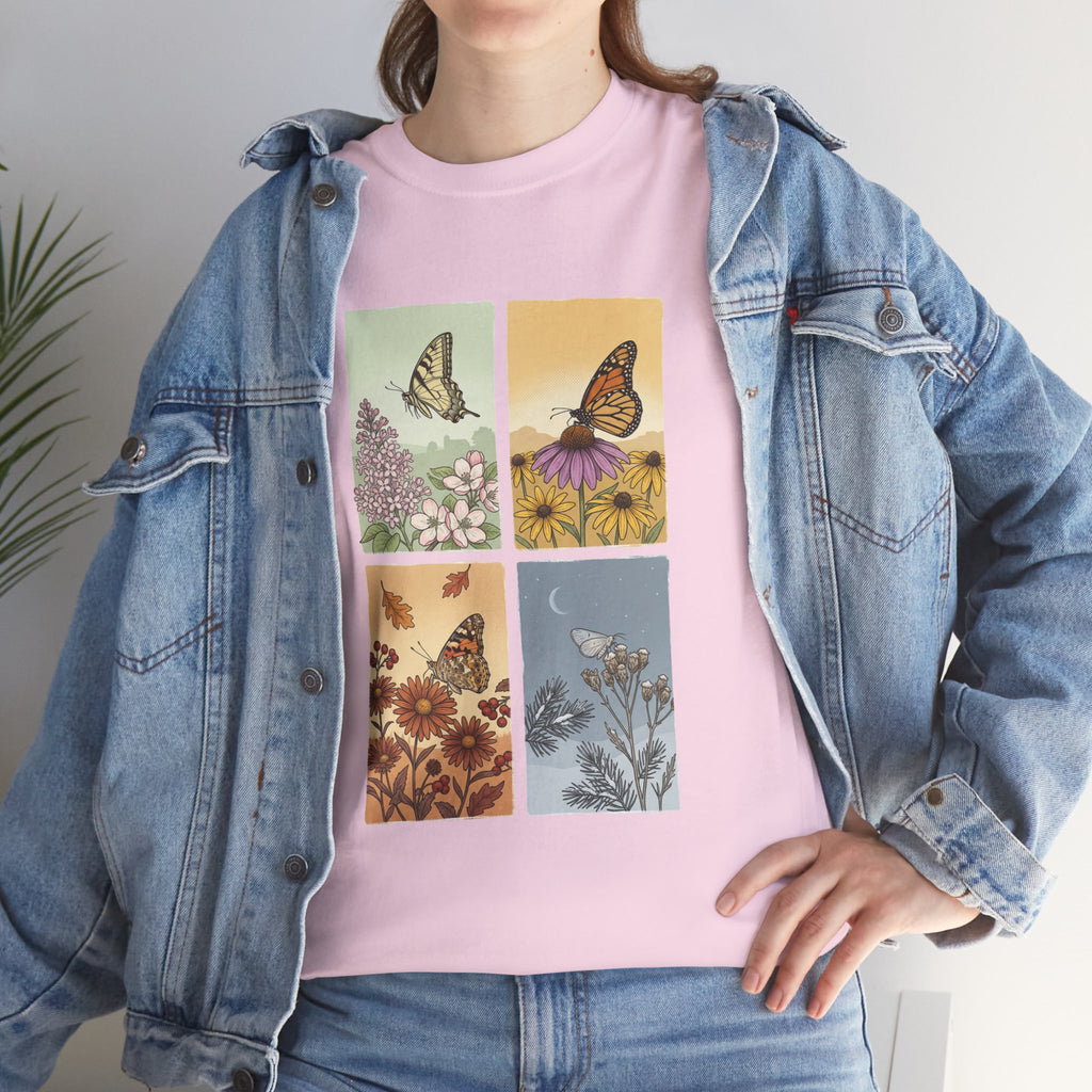 Botanical Butterfly Garden T-Shirt