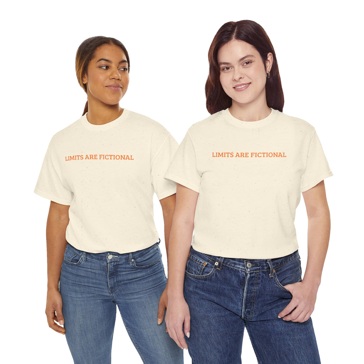 Limits Are Fictional, Motivation, Unisex Heavy Cotton Tee