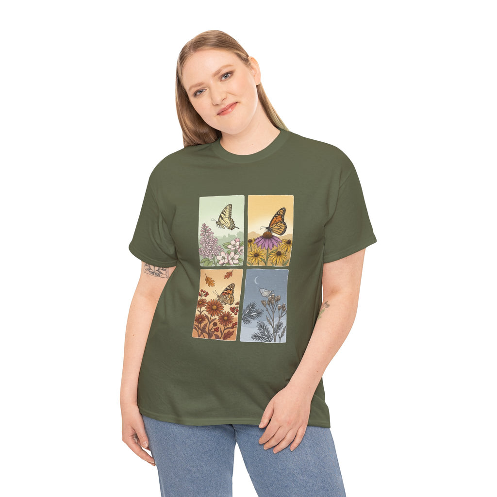 Botanical Butterfly Garden T-Shirt