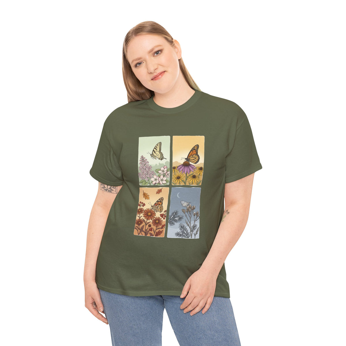 Botanical Butterfly Garden T-Shirt