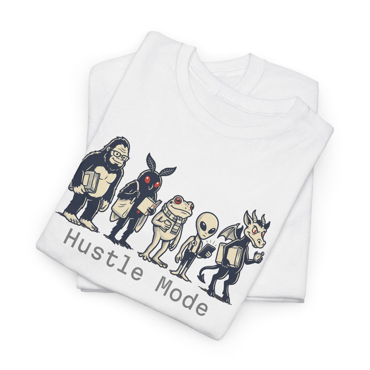 Hustle Mode Character Graphic T-Shirt