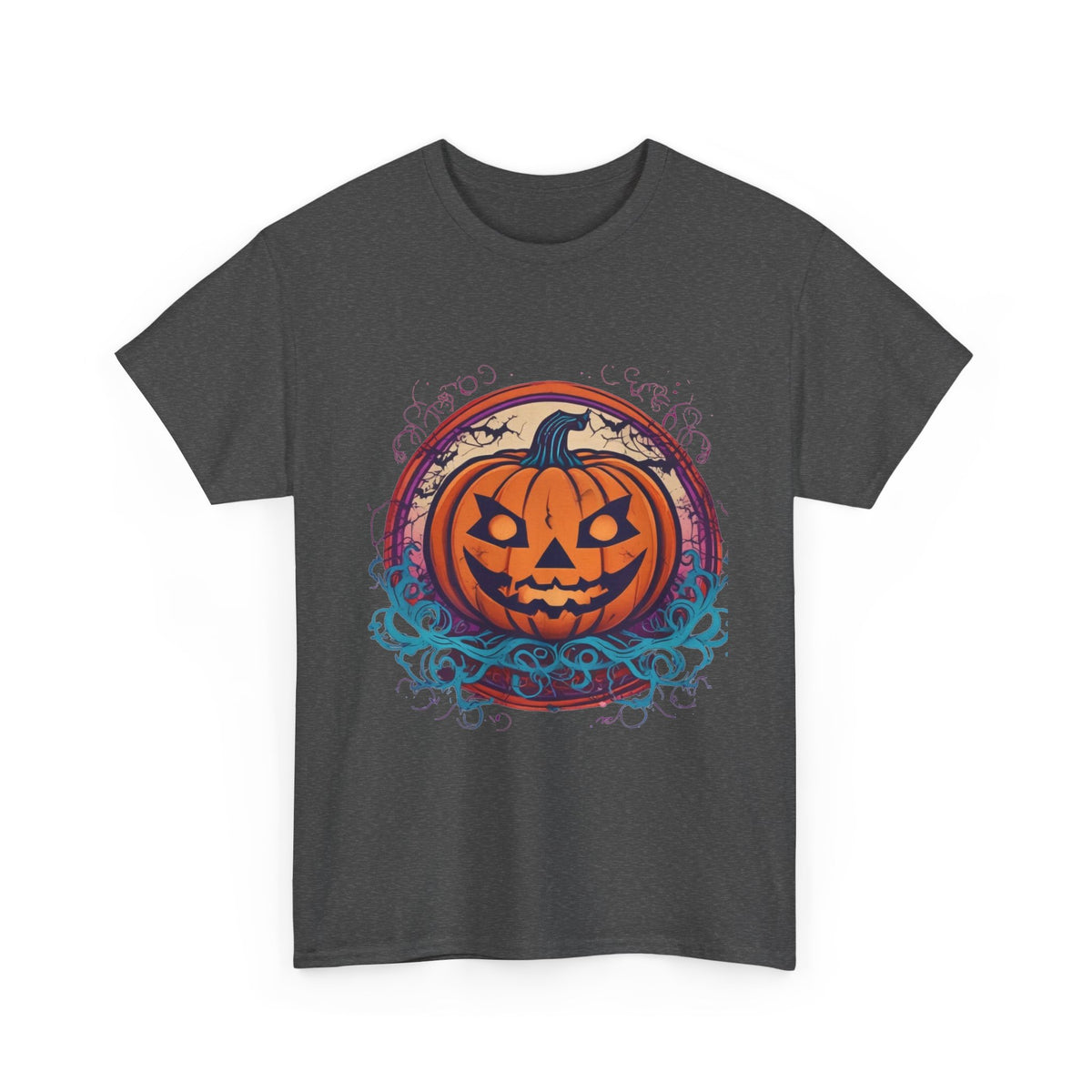 Halloween Jack-O-Lantern Heavy Cotton Tee