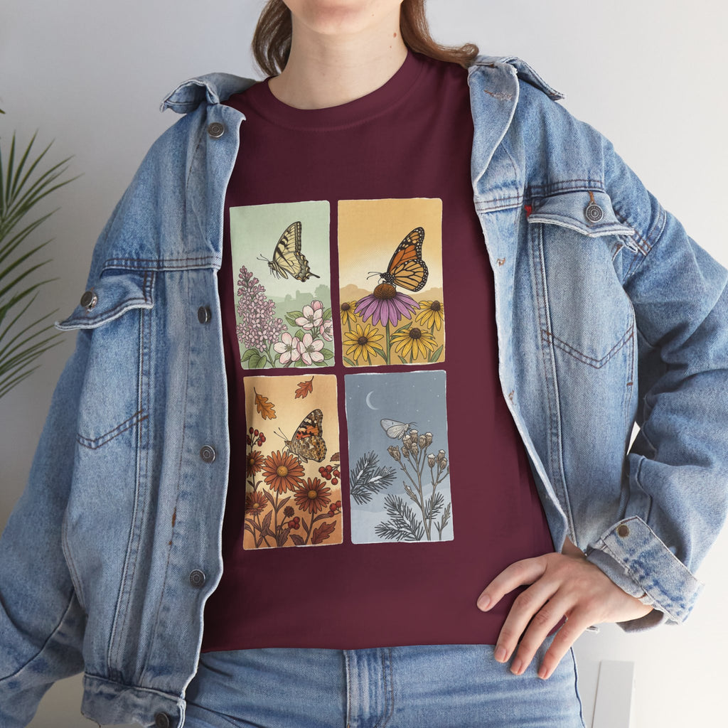 Botanical Butterfly Garden T-Shirt