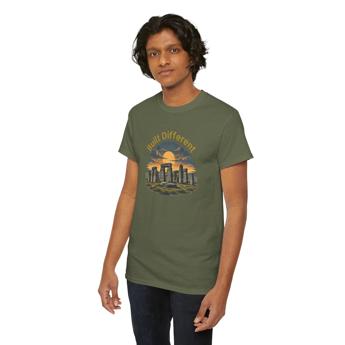 Built Different, Unisex Heavy Cotton Tee
