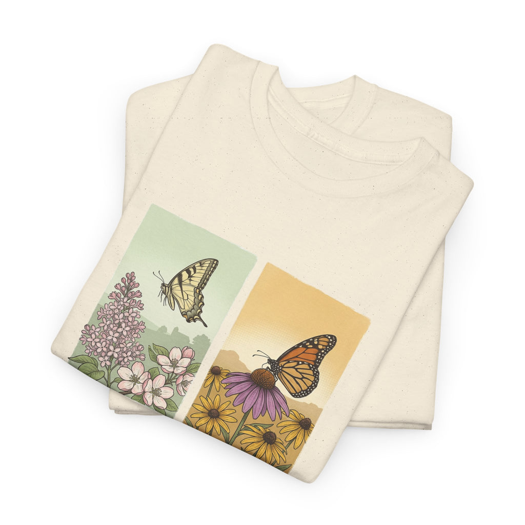 Botanical Butterfly Garden T-Shirt