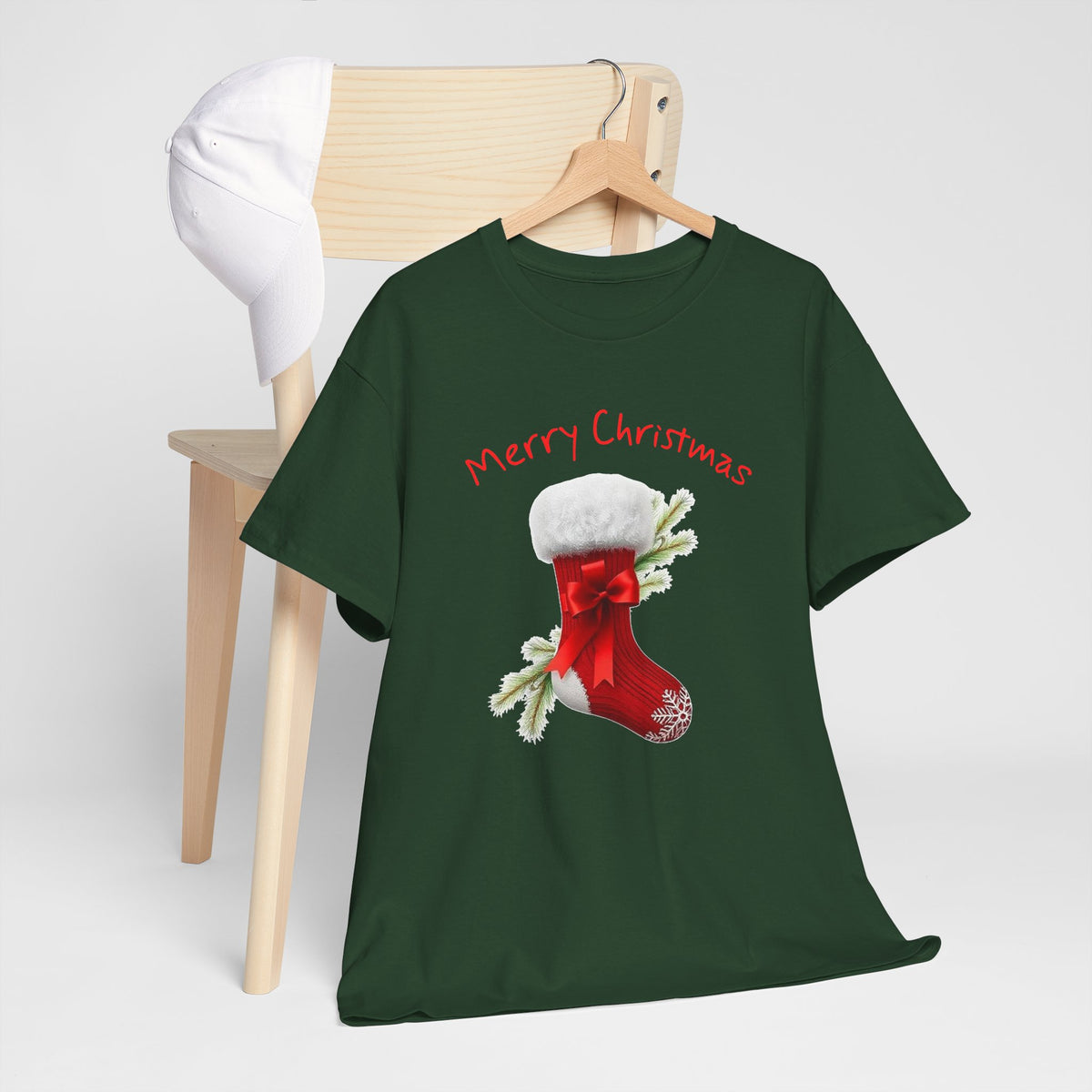 Holiday Stalking, Merry Christmas, Unisex Heavy Cotton Tee