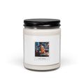 Realistic Santa Portrait Soy Candle | Nostalgic Christmas Scene