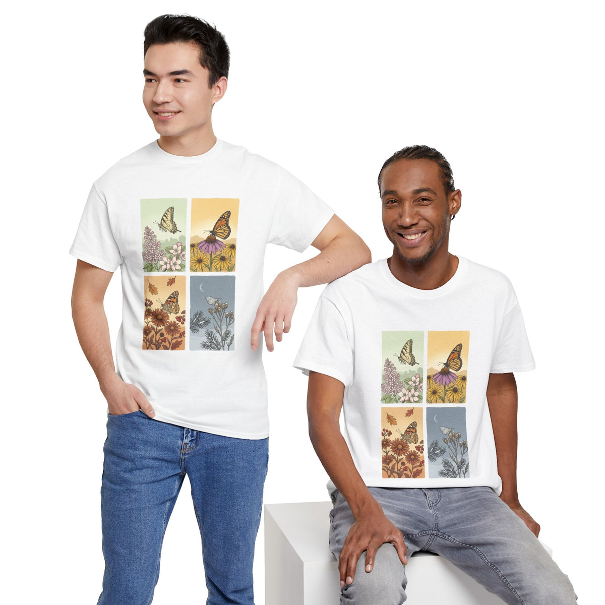 Botanical Butterfly Garden T-Shirt