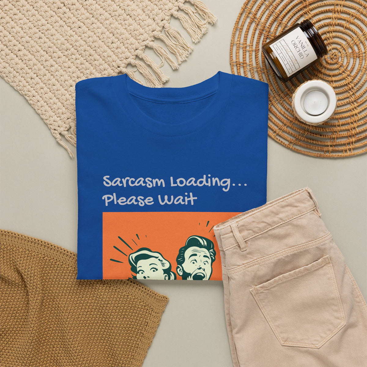 Sarcasm Loading, Funny, Heavy Cotton Tee