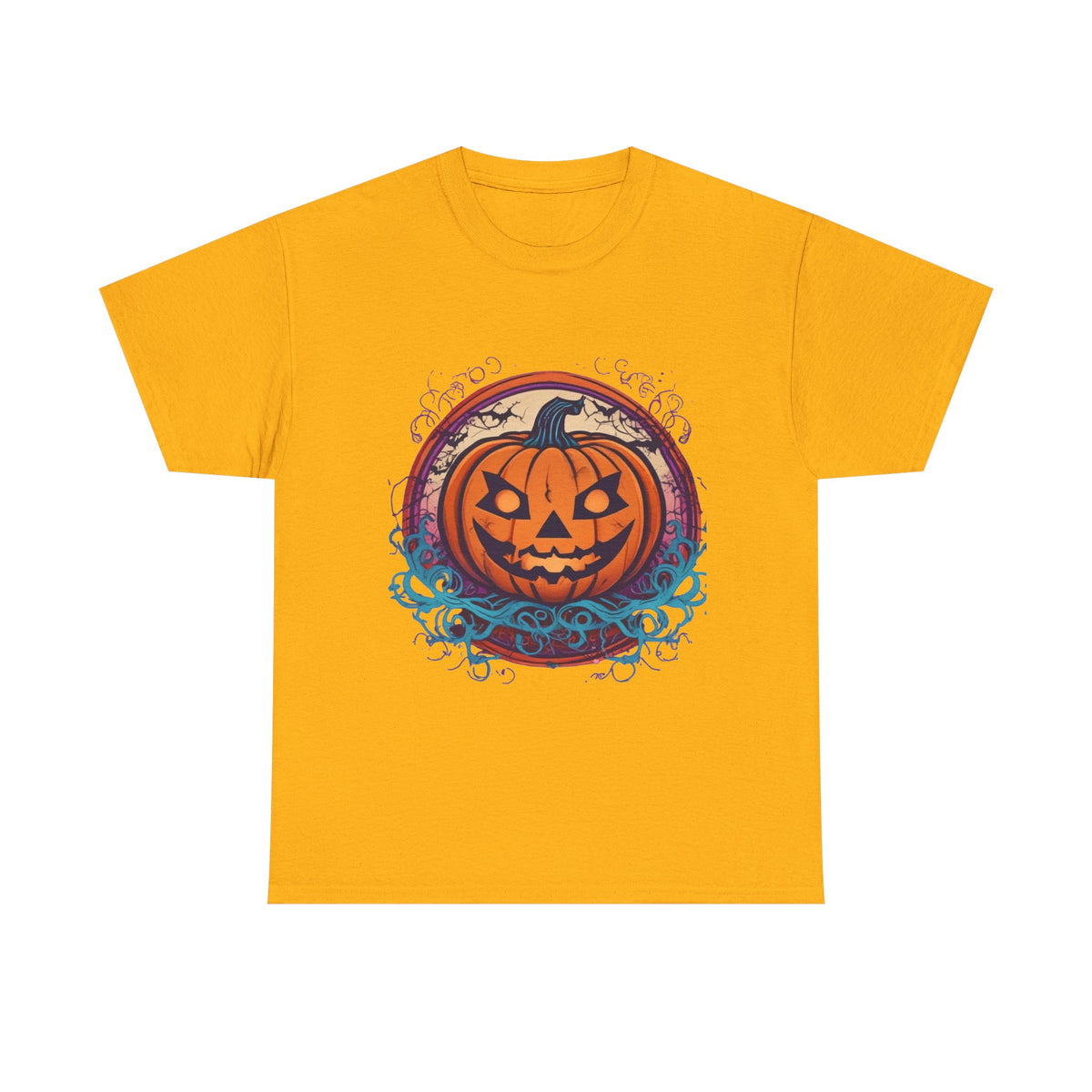 Halloween Jack-O-Lantern Heavy Cotton Tee