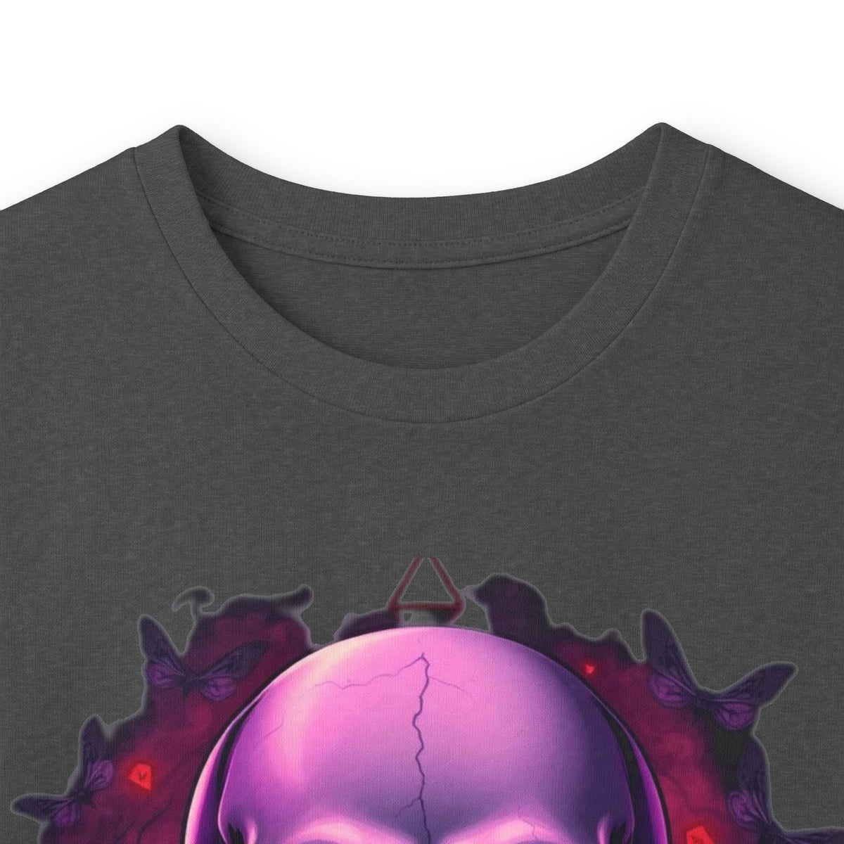 Purple Skull Halloween Long Sleeve Tee