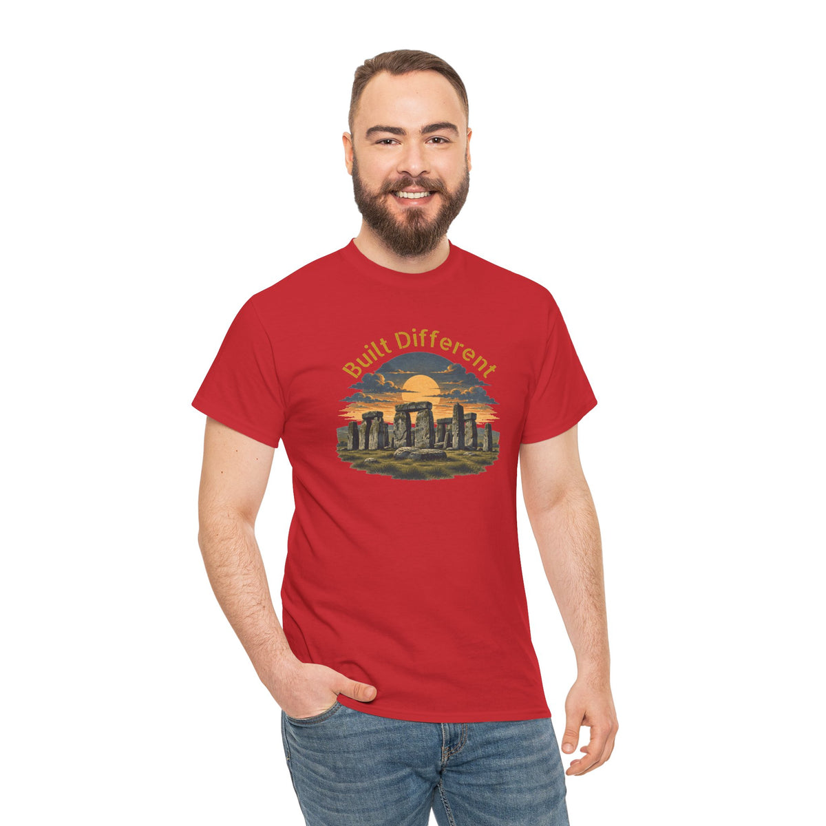 Built Different, Unisex Heavy Cotton Tee
