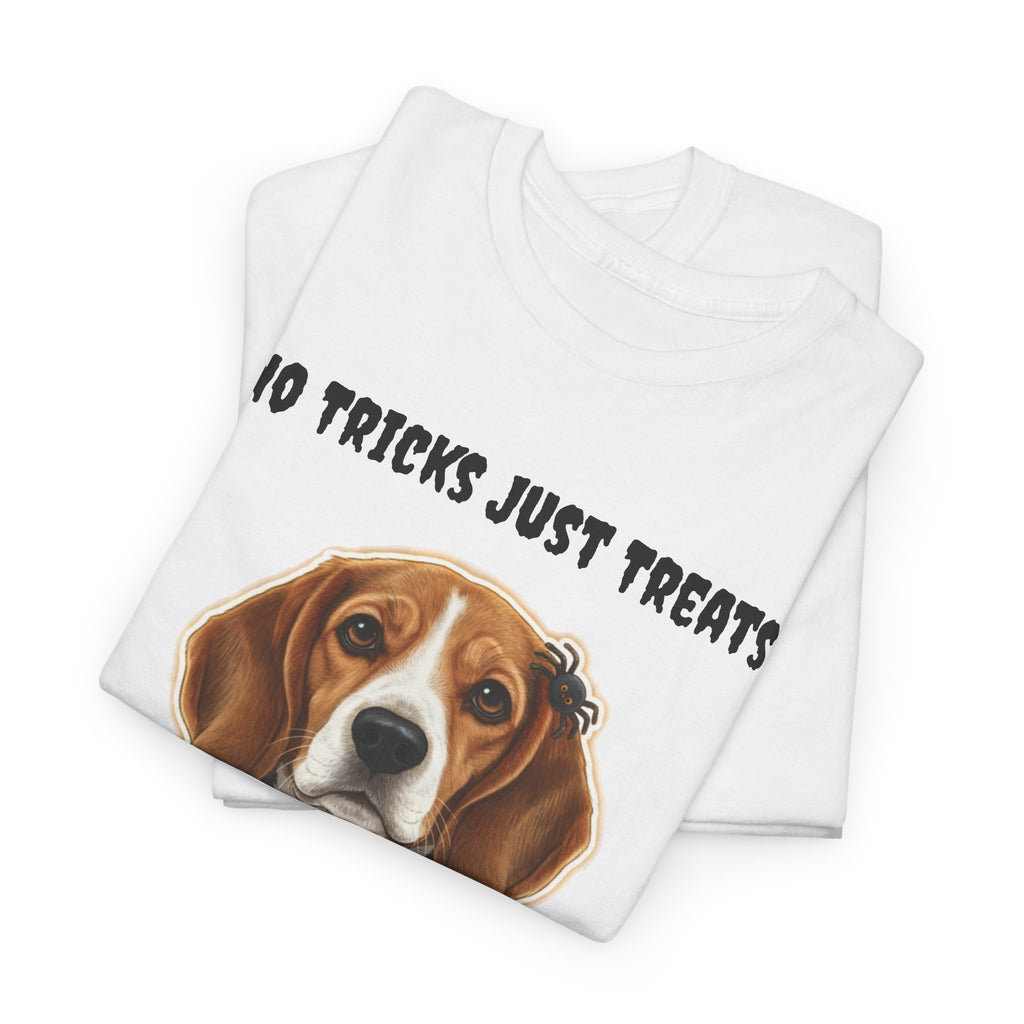 No Tricks Just Treats Beagle Halloween T-Shirt – Stay Weird Goods