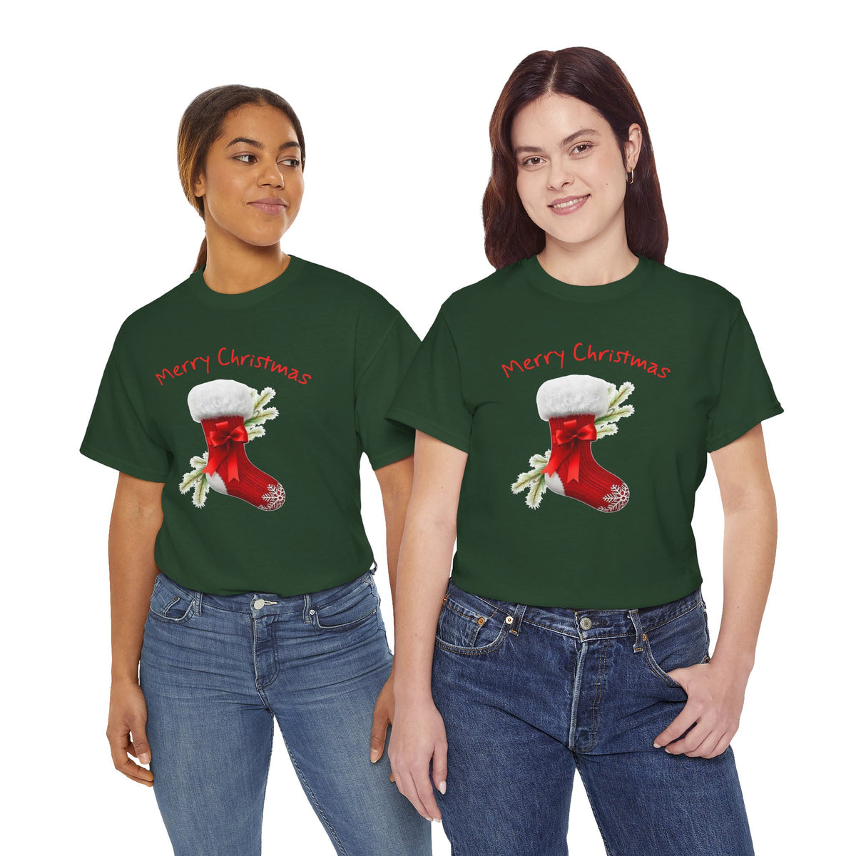 Holiday Stalking, Merry Christmas, Unisex Heavy Cotton Tee