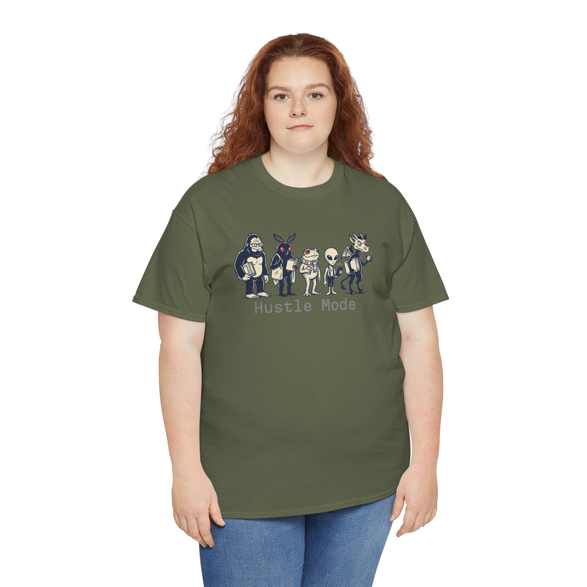 Hustle Mode Character Graphic T-Shirt