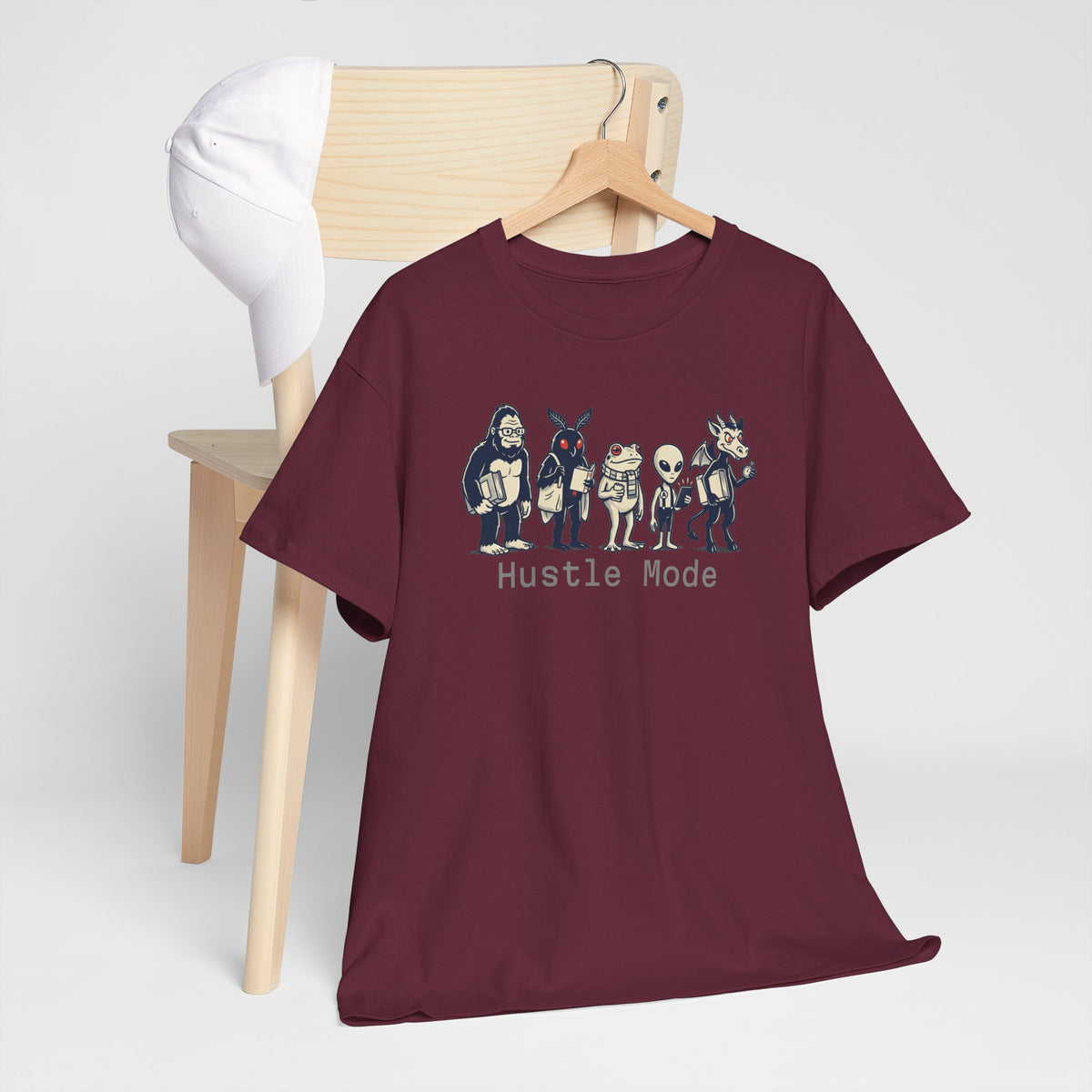Hustle Mode Character Graphic T-Shirt
