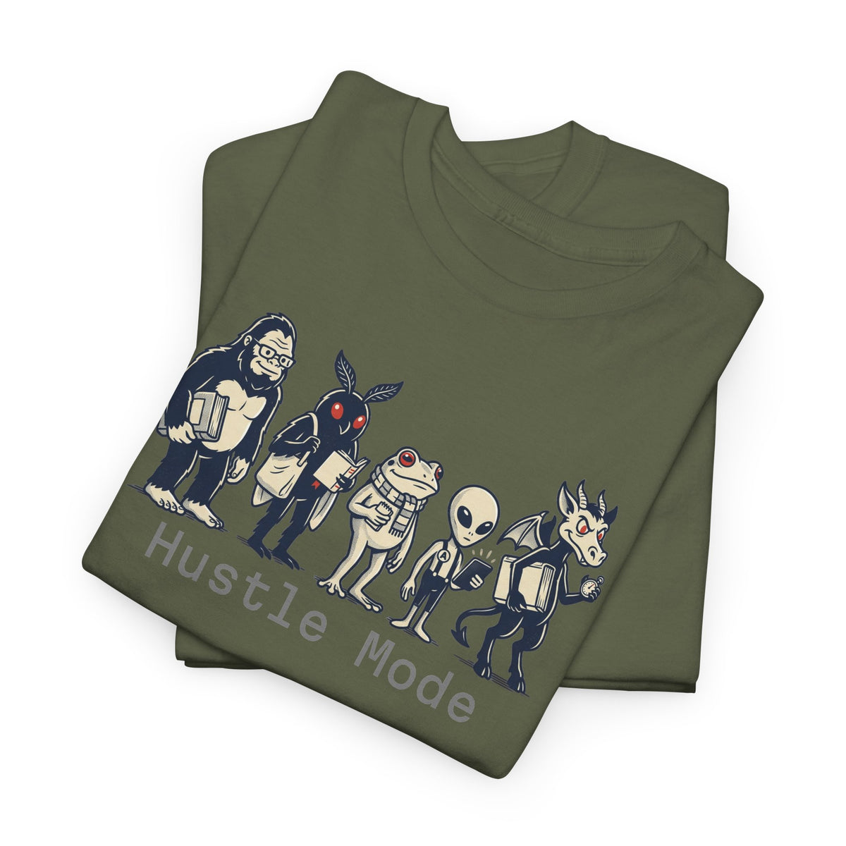 Hustle Mode Character Graphic T-Shirt