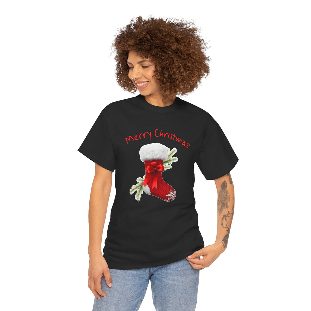 Holiday Stalking, Merry Christmas, Unisex Heavy Cotton Tee