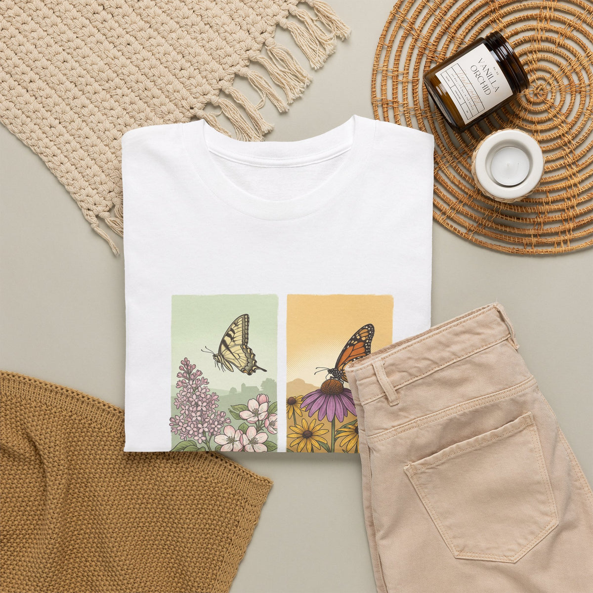 Botanical Butterfly Garden T-Shirt
