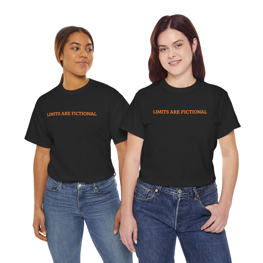Limits Are Fictional, Motivation, Unisex Heavy Cotton Tee