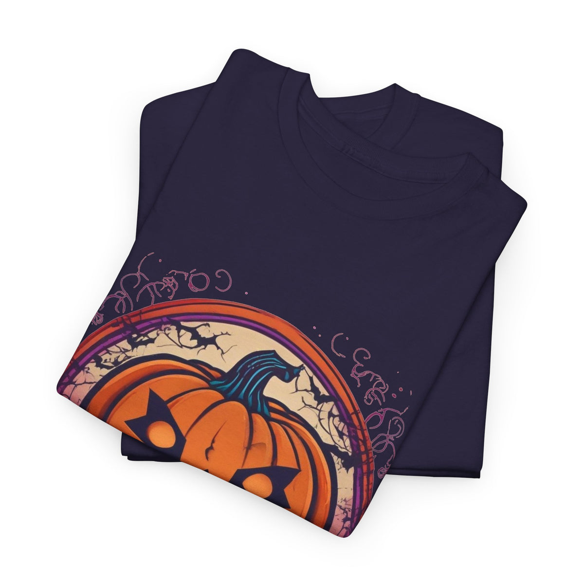 Halloween Jack-O-Lantern Heavy Cotton Tee