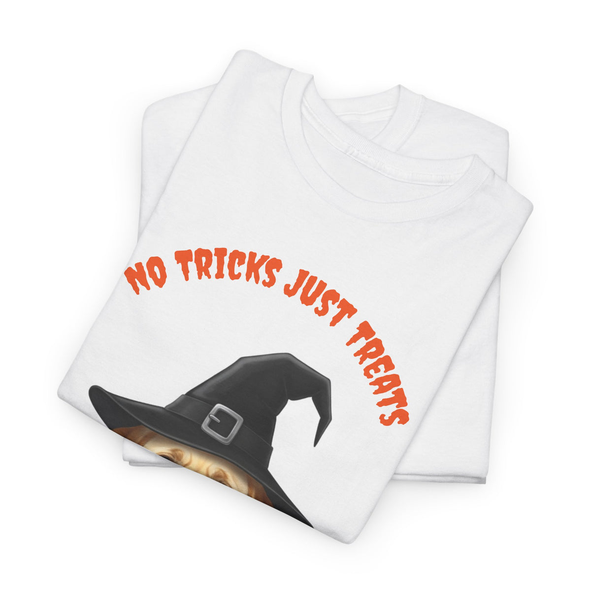 No Tricks Just Treats Golden Lab Halloween T-Shirt – Stay Weird Goods