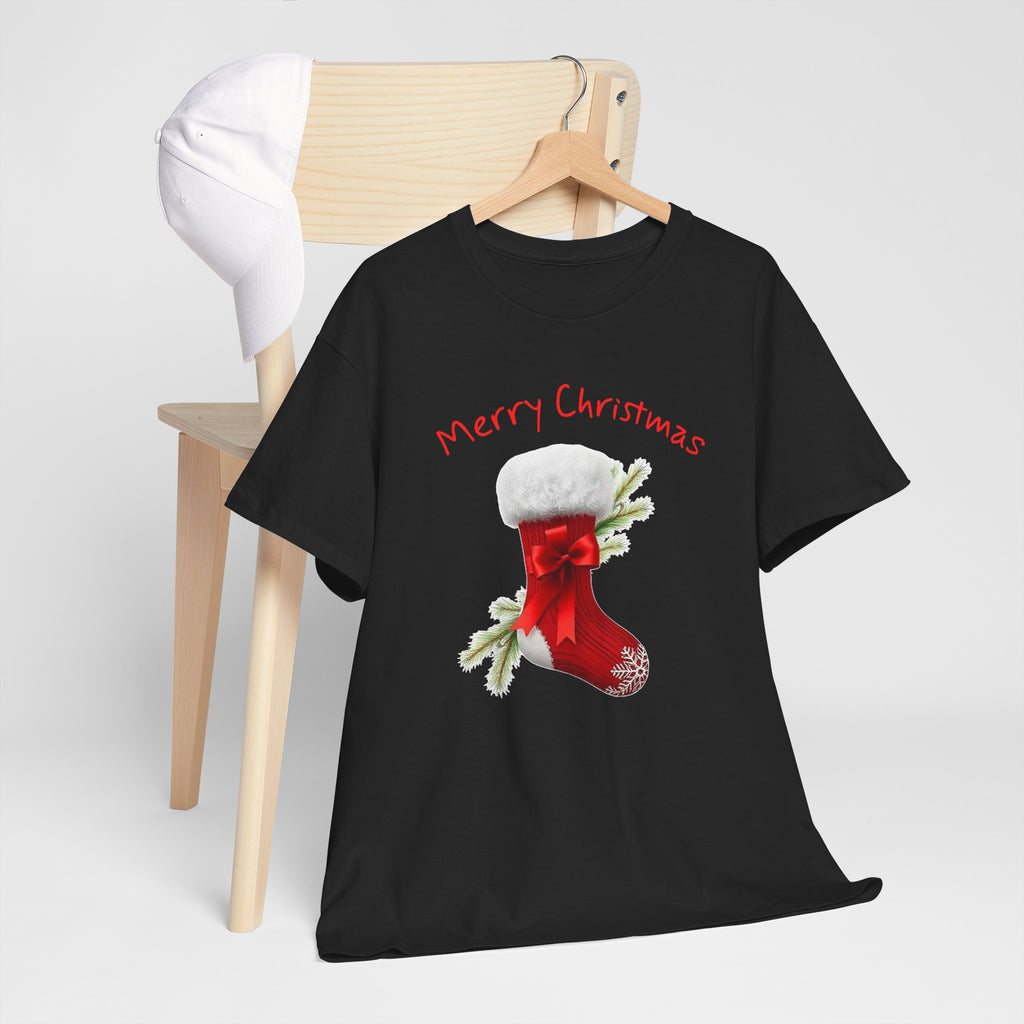 Holiday Stalking, Merry Christmas, Unisex Heavy Cotton Tee