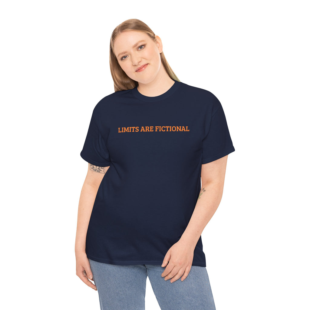 Limits Are Fictional, Motivation, Unisex Heavy Cotton Tee