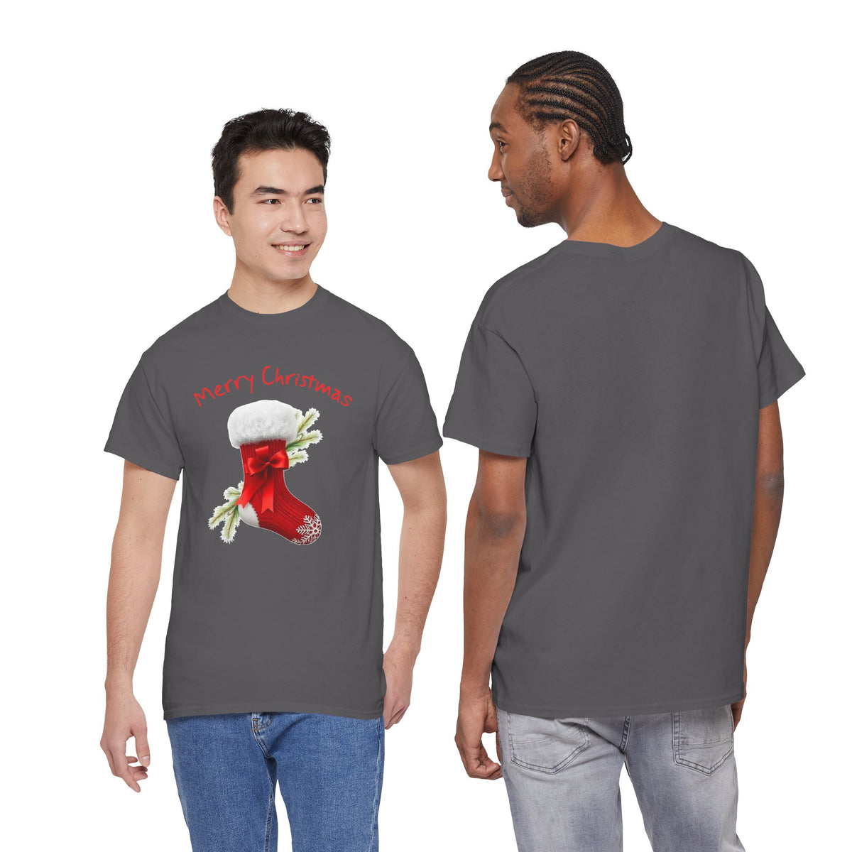 Holiday Stalking, Merry Christmas, Unisex Heavy Cotton Tee