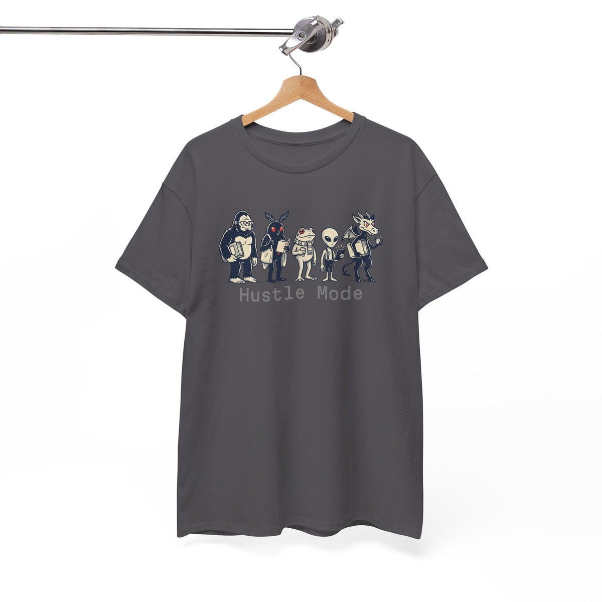 Hustle Mode Character Graphic T-Shirt