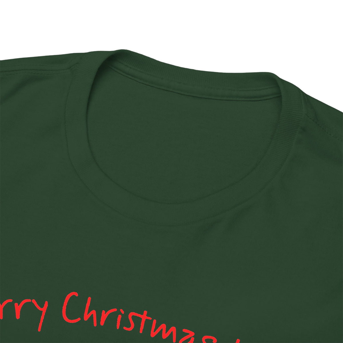 Santa and a Yellow Labrador, Merry Christmas, Unisex Heavy Cotton Tee