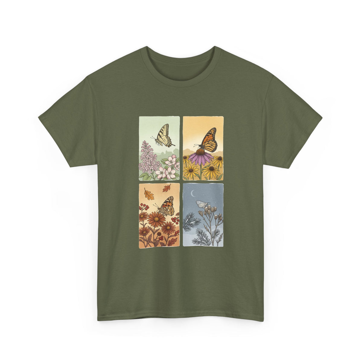 Botanical Butterfly Garden T-Shirt