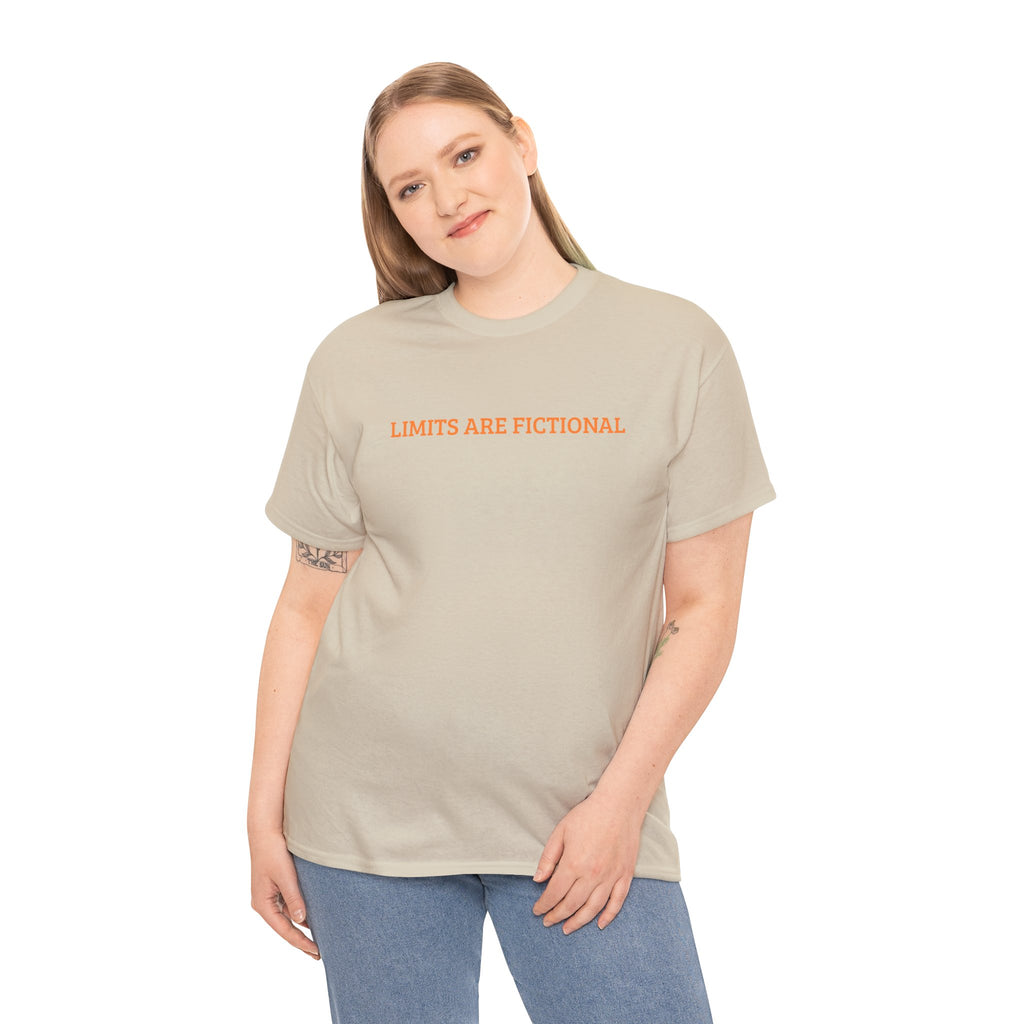 Limits Are Fictional, Motivation, Unisex Heavy Cotton Tee