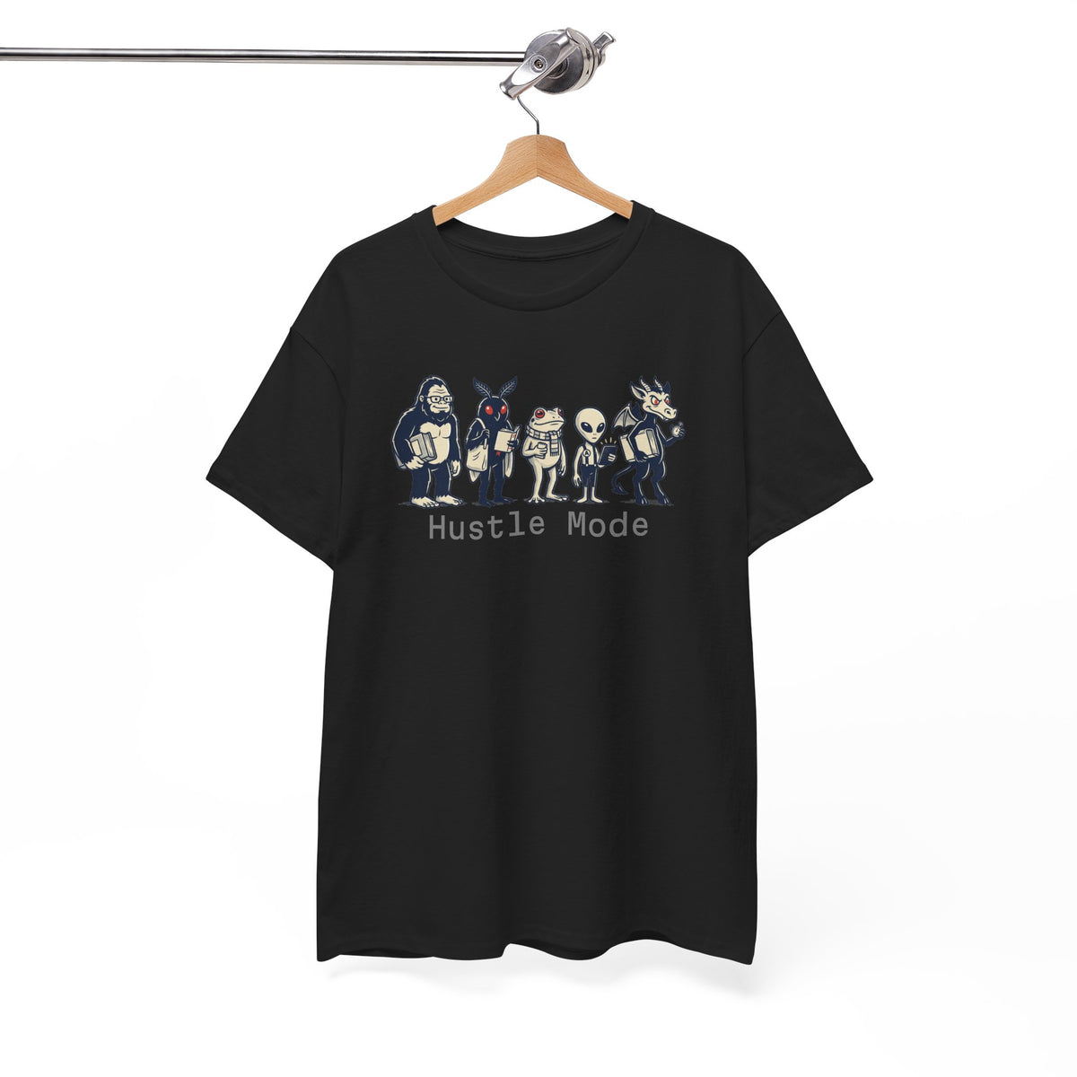 Hustle Mode Character Graphic T-Shirt