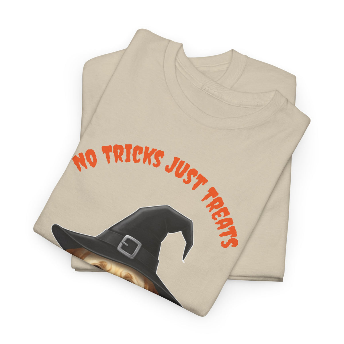 No Tricks Just Treats Golden Lab Halloween T-Shirt – Stay Weird Goods