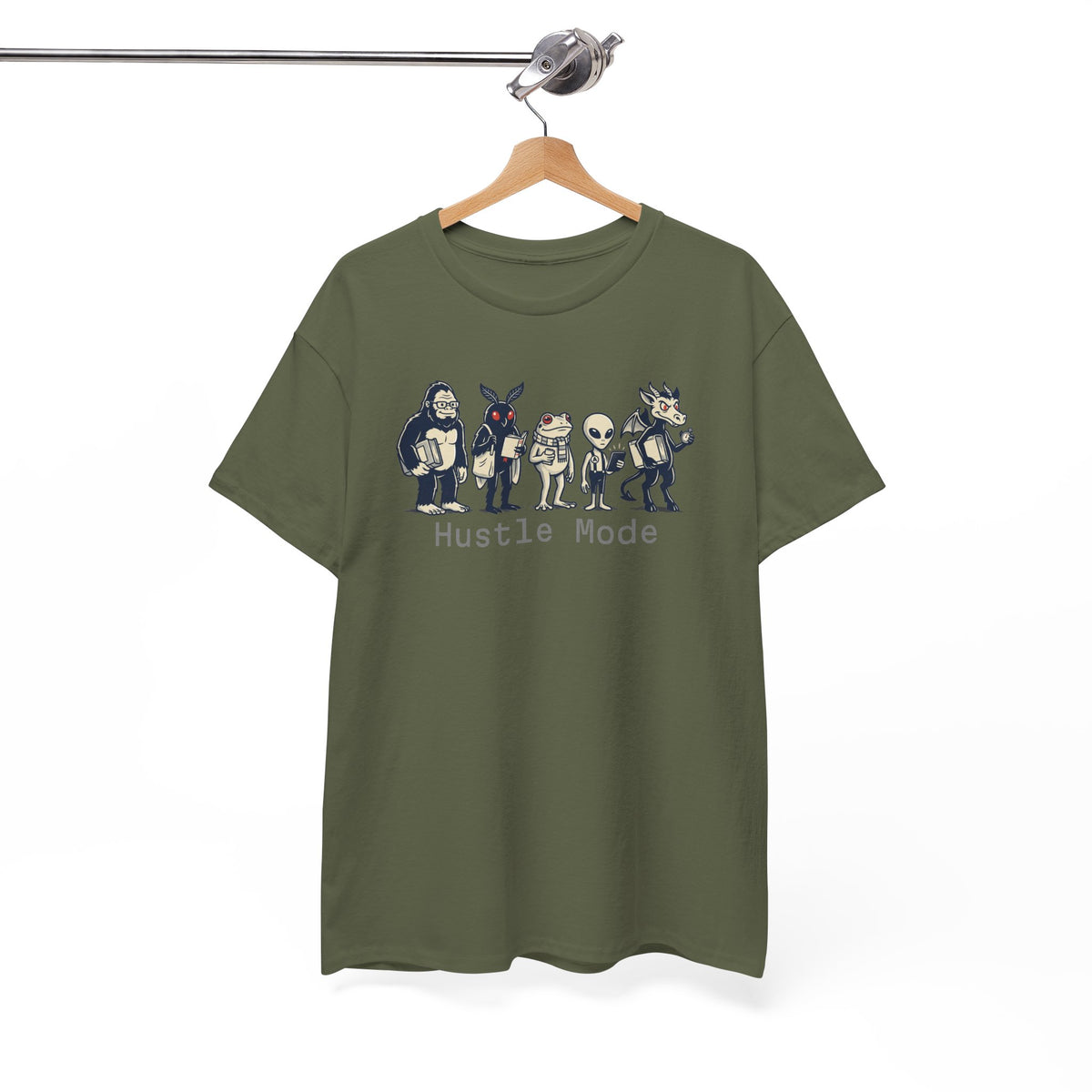 Hustle Mode Character Graphic T-Shirt