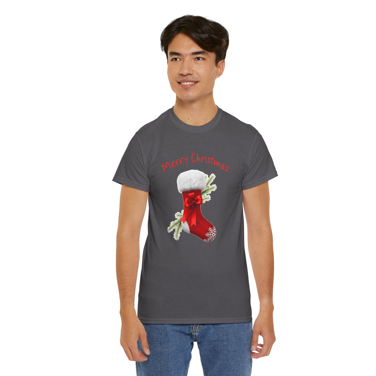 Holiday Stalking, Merry Christmas, Unisex Heavy Cotton Tee