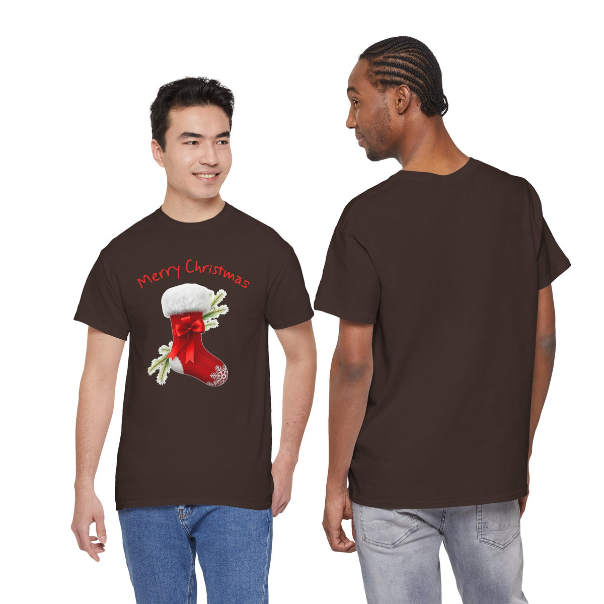 Holiday Stalking, Merry Christmas, Unisex Heavy Cotton Tee