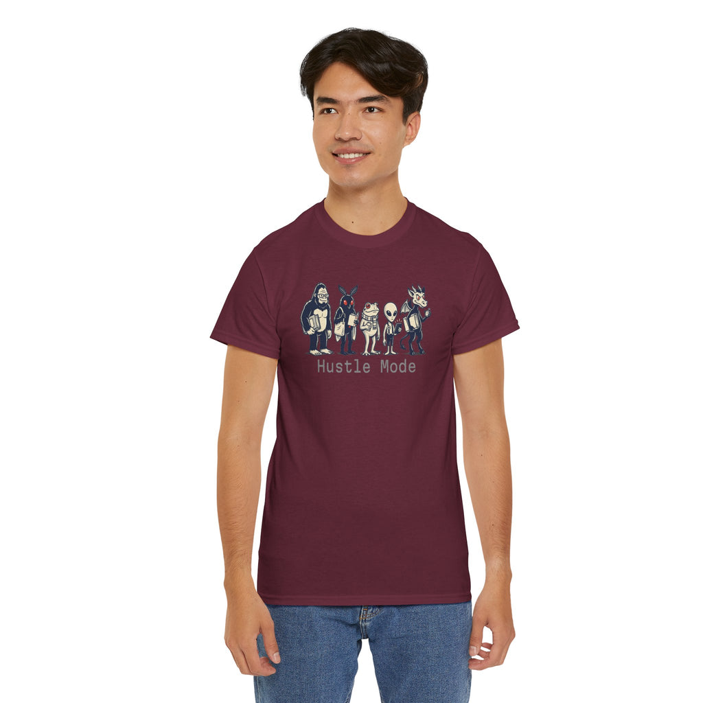 Hustle Mode Character Graphic T-Shirt