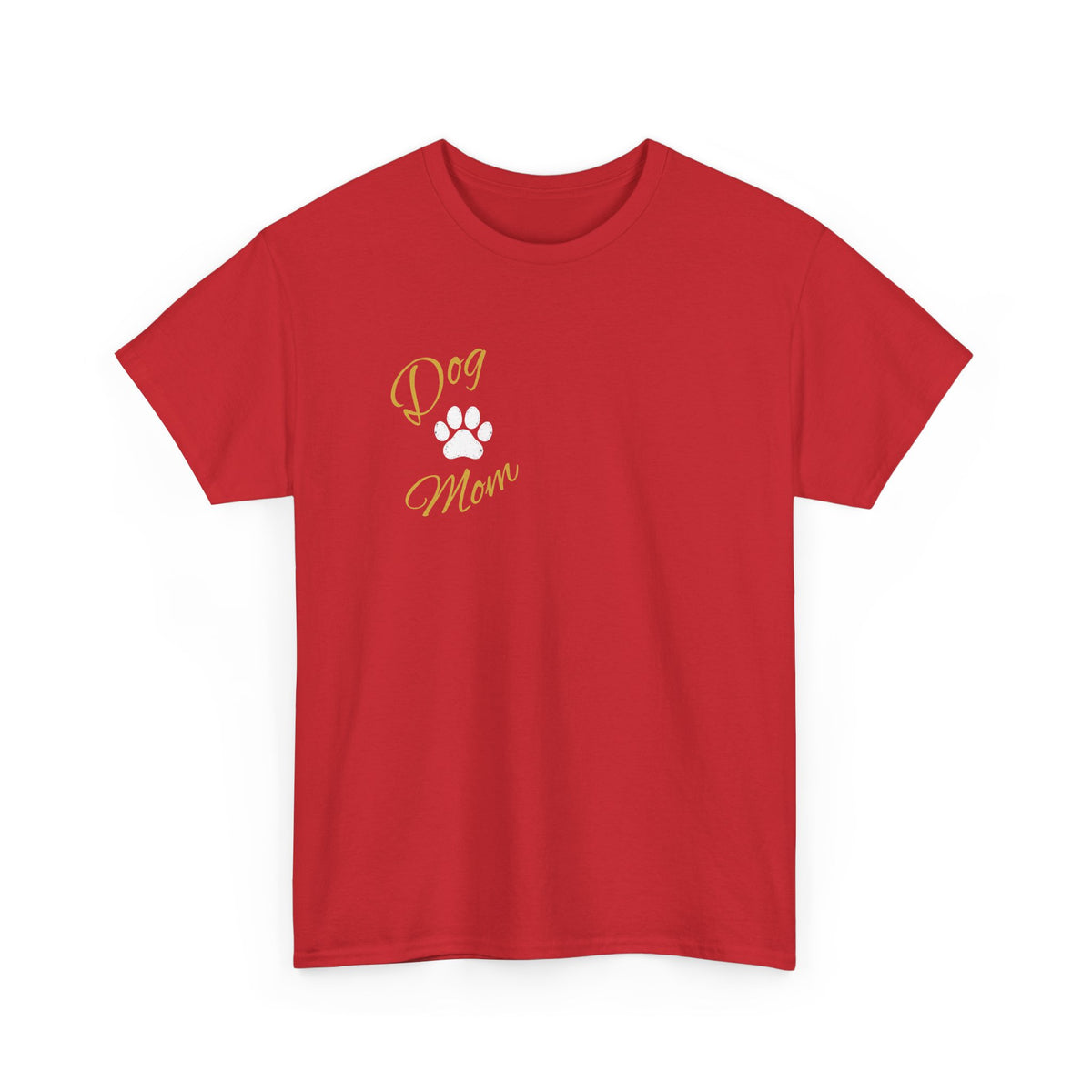 Dog Mom Tee, Unisex Heavy Cotton Tee