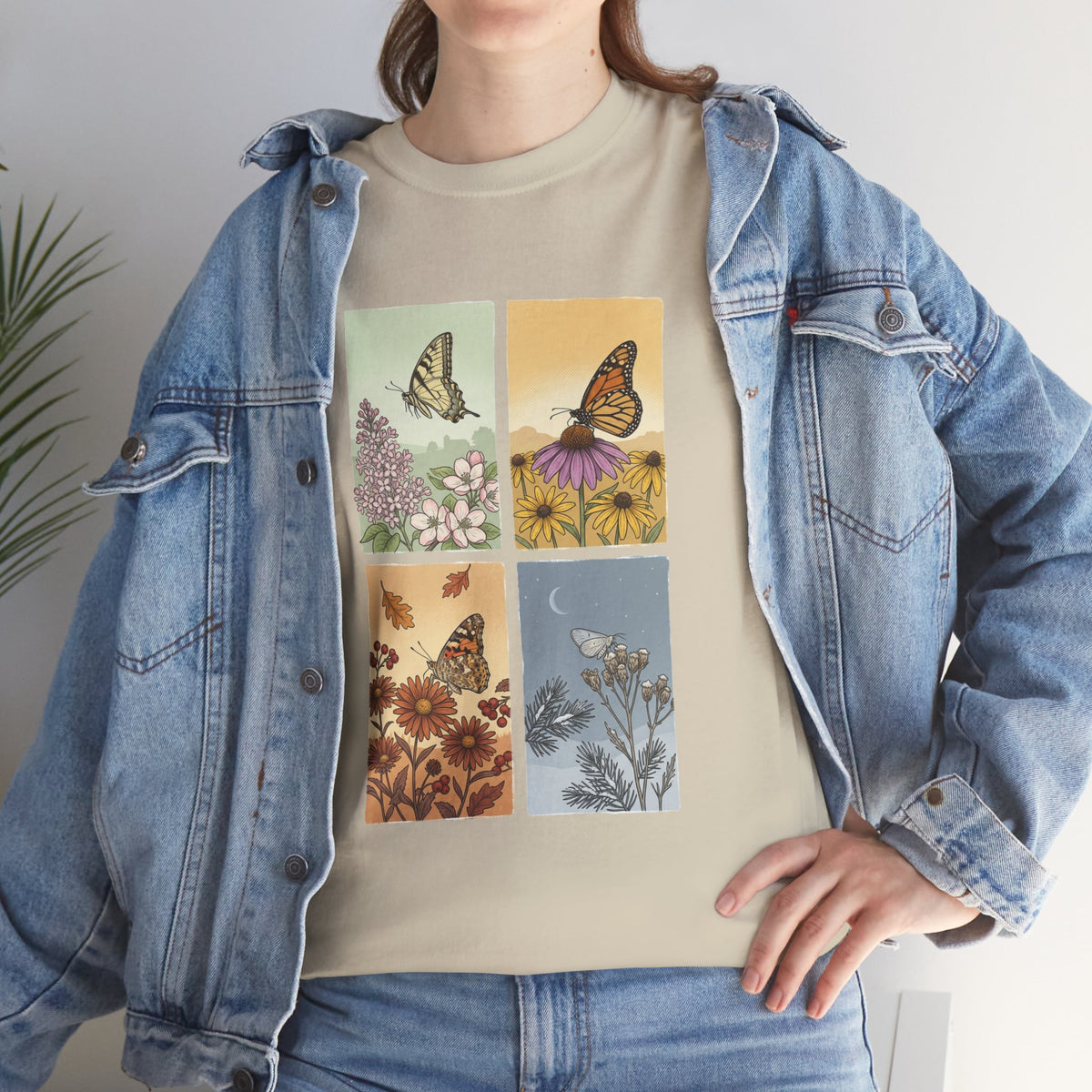 Botanical Butterfly Garden T-Shirt
